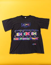 Vintage 80s Zuma Beach Turtle Bay Neon T-shirt