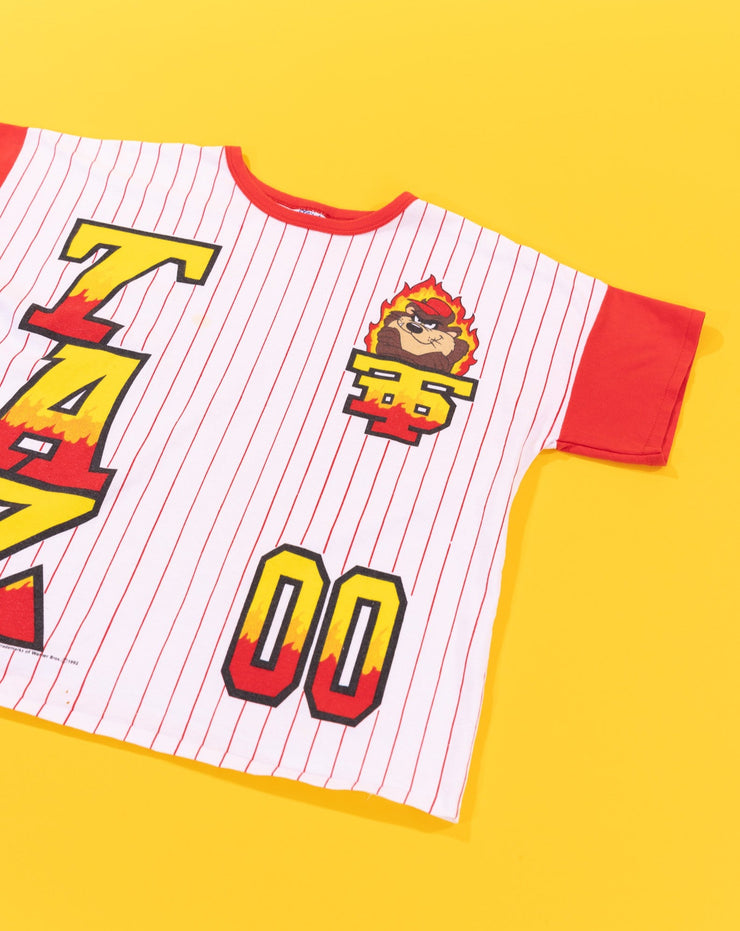 Vintage 1992 Tasmanian Devil Baseball Crop Top