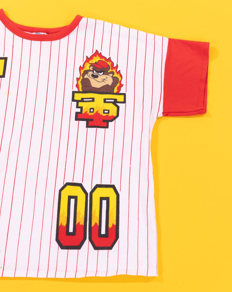 Vintage 1992 Tasmanian Devil Baseball Crop Top