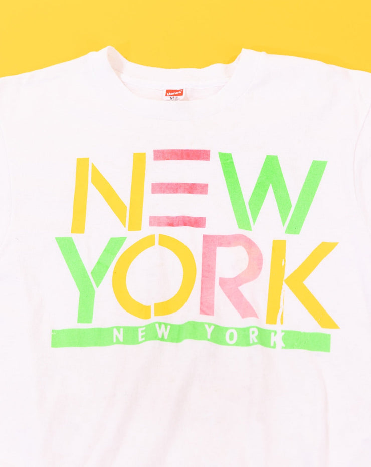 Vintage 80s New York New York Neon T-shirt