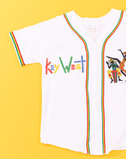 Vintage 90s Key West Baseball Button Up