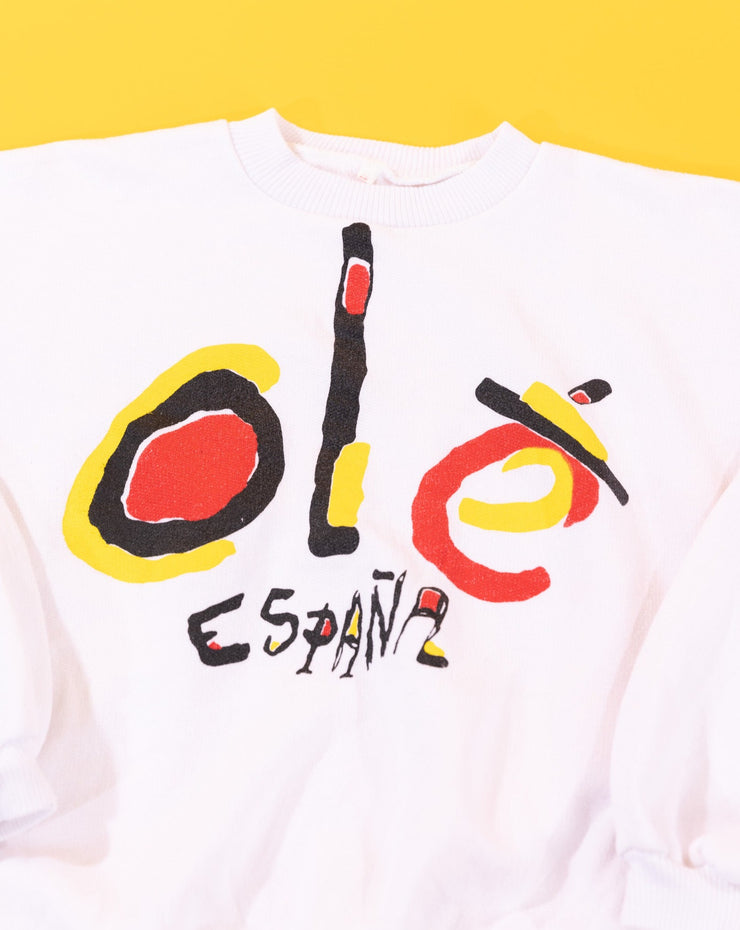 Vintage 90s Olé España Crewneck Sweater