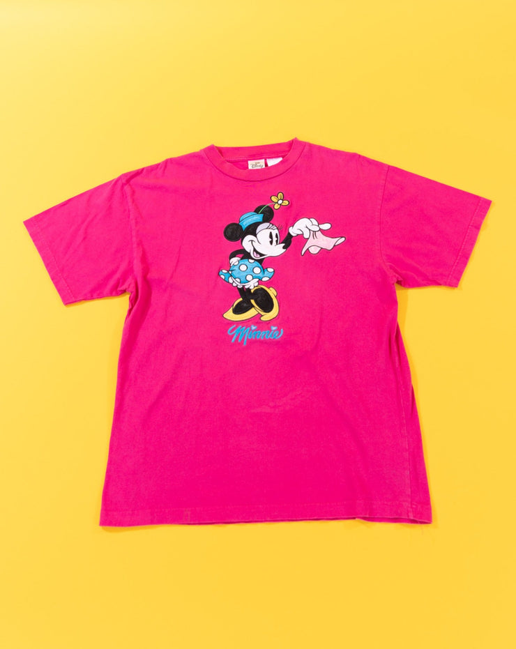 Vintage 90s Disney Minnie Mouse Embroidered T-shirt