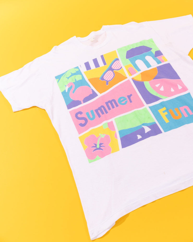 Vintage 80s Summer Fun Turtle Bay Neon T-shirt