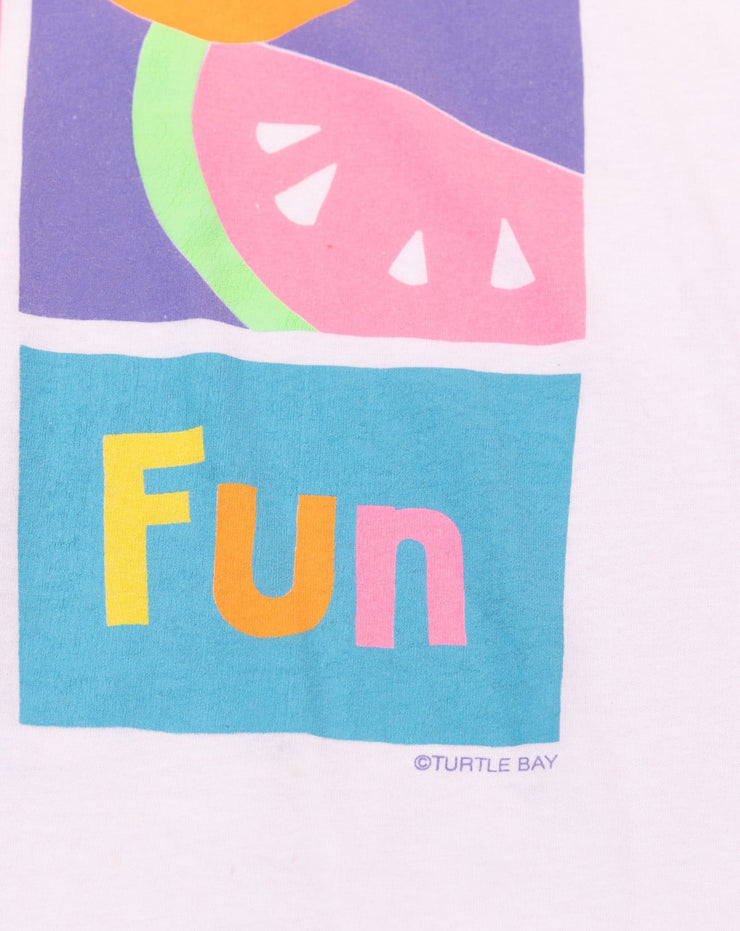 Vintage 80s Summer Fun Turtle Bay Neon T-shirt