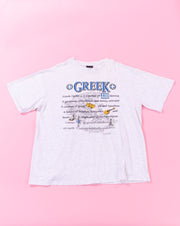 Vintage 90s Greek T-shirt