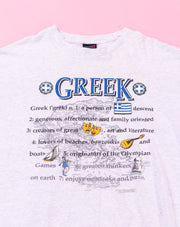 Vintage 90s Greek T-shirt