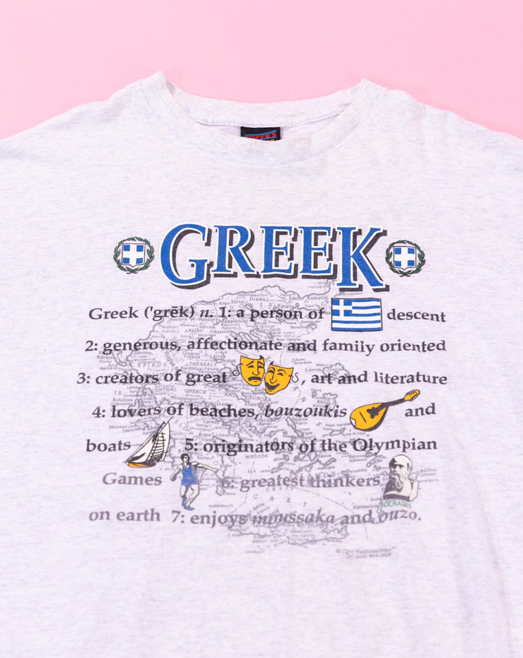 Vintage 90s Greek T-shirt