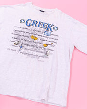Vintage 90s Greek T-shirt