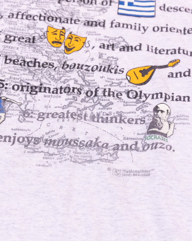Vintage 90s Greek T-shirt