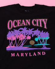 Vintage 80s Ocean City Maryland Crop Top