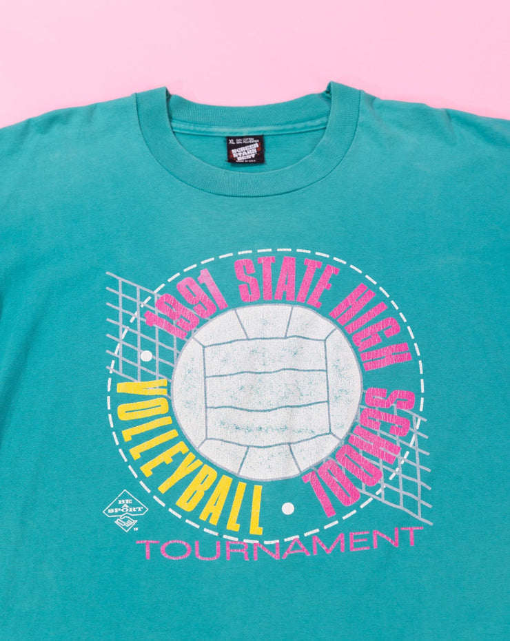 Vintage 1991 State High School Volleyball Tournament T-shirt