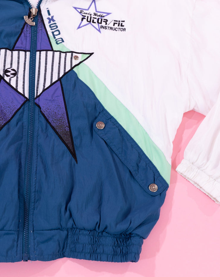 Vintage 90s IXSPA Instructor Windbreaker Jacket