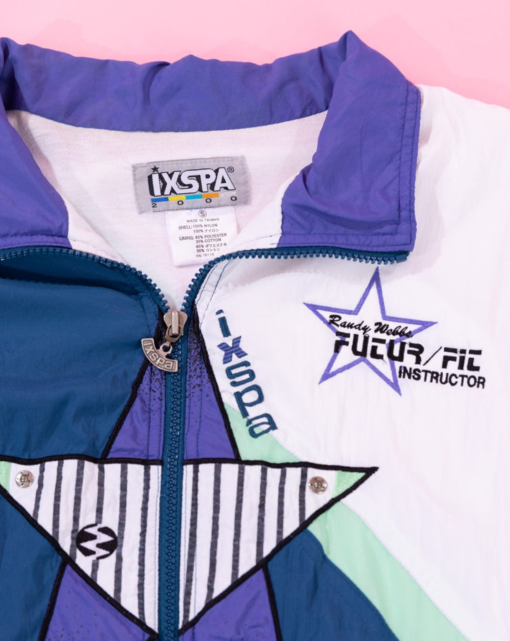 Vintage 90s IXSPA Instructor Windbreaker Jacket