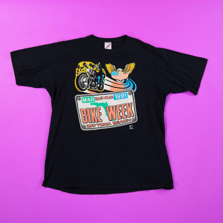 Vintage 1991 Daytona Beach Bike Week T-shirt