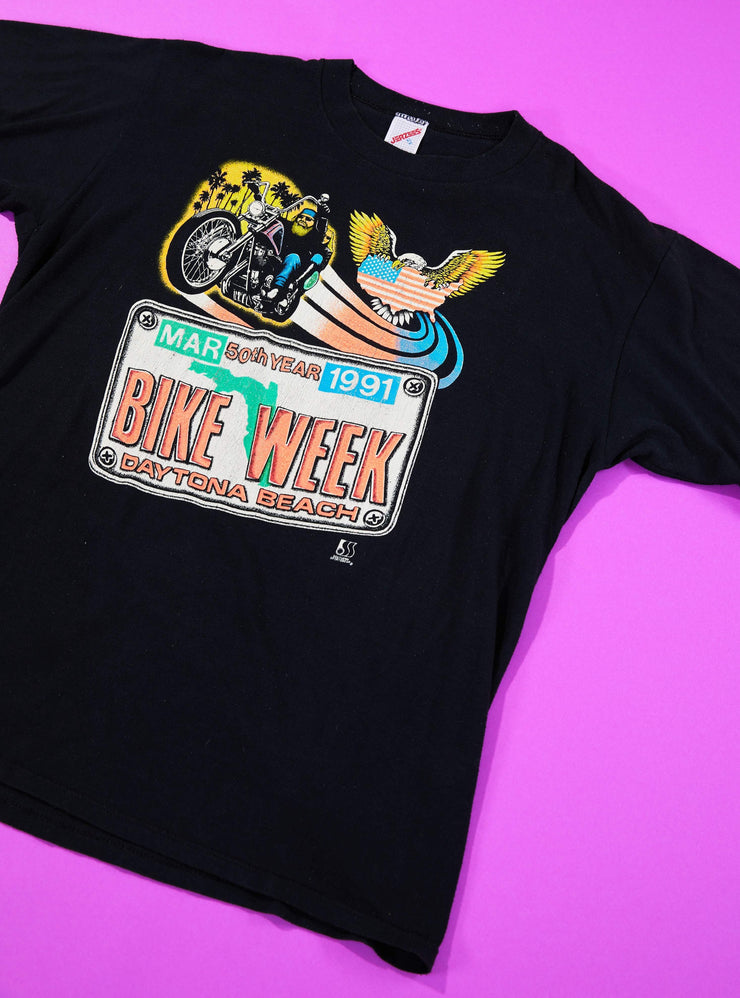 Vintage 1991 Daytona Beach Bike Week T-shirt
