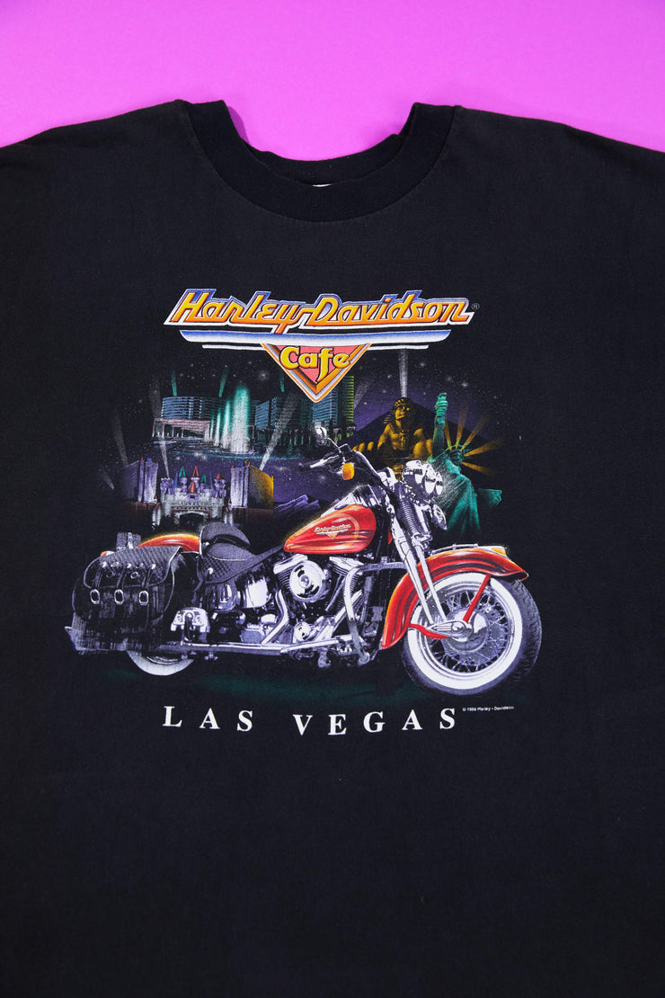 Vintage 1998 Harley Davidson Cafe Las Vegas T-shirt