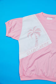 Vintage 80s Club Caribe Shortsleeved Sweatshirt