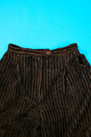 Vintage 80s Georgio Armani Velvet Shorts