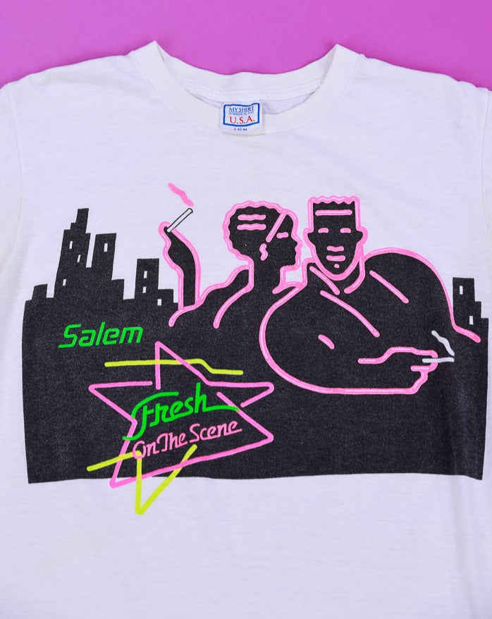 Vintage 90s Salem Cigarettes Fresh On The Scene T-shirt