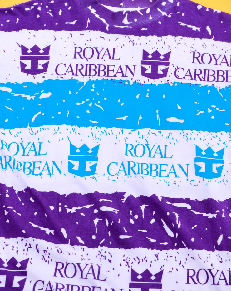 Vintage 90s Royal Caribbean Cruise Line All Over Print T-shirt