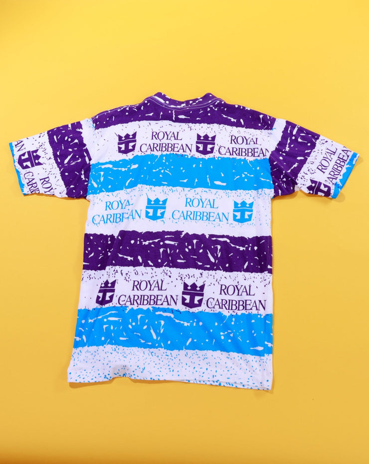 Vintage 90s Royal Caribbean Cruise Line All Over Print T-shirt