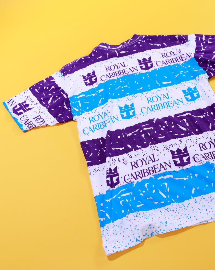 Vintage 90s Royal Caribbean Cruise Line All Over Print T-shirt