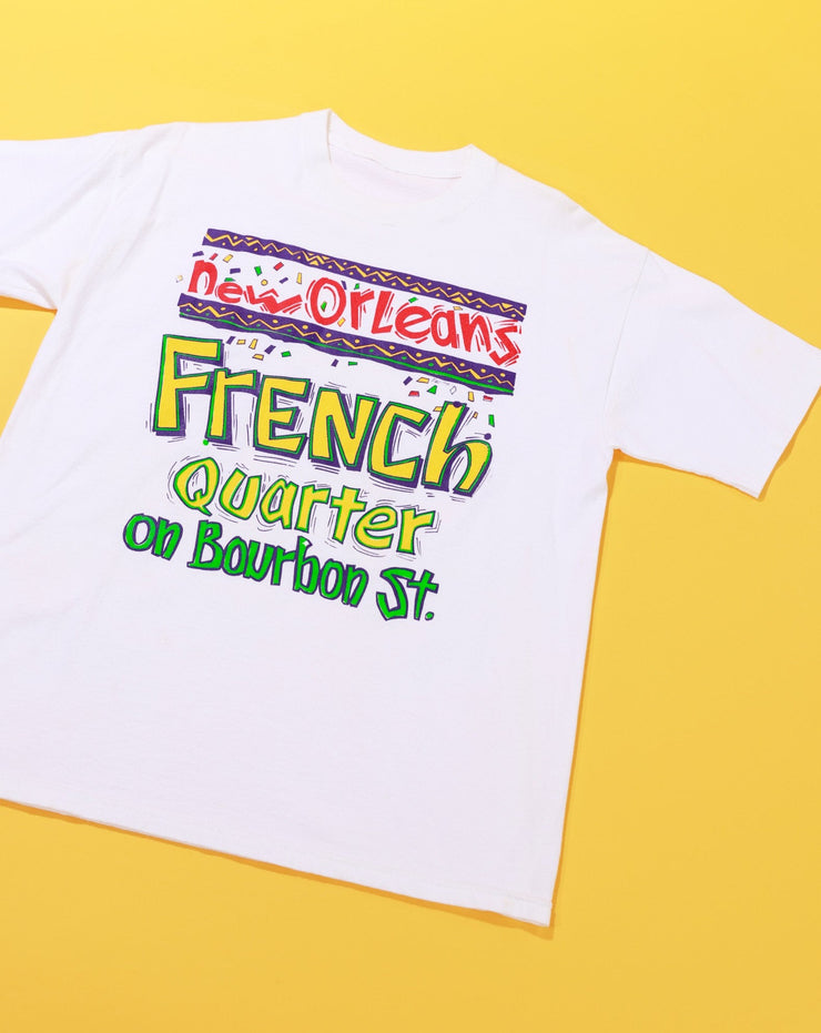 Vintage 90s New Orleans French Quarter on Bourbon St. T-shirt
