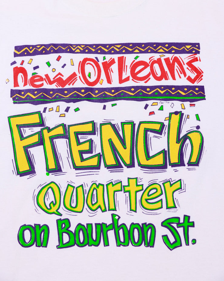 Vintage 90s New Orleans French Quarter on Bourbon St. T-shirt