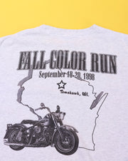Vintage 1998 Fall Color Run Tomahawk WI Motorcycle T-shirt
