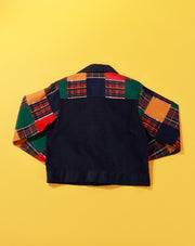 Rare Vintage 70s Rob Roy Corduroy Patchwork Top