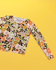 Vintage 70s Joseph A. Floral Button Up