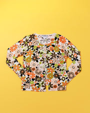 Vintage 70s Joseph A. Floral Button Up