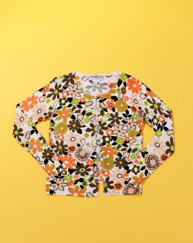 Vintage 70s Joseph A. Floral Button Up