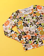 Vintage 70s Joseph A. Floral Button Up