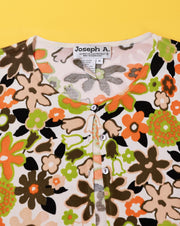 Vintage 70s Joseph A. Floral Button Up