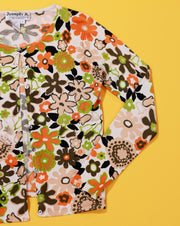 Vintage 70s Joseph A. Floral Button Up