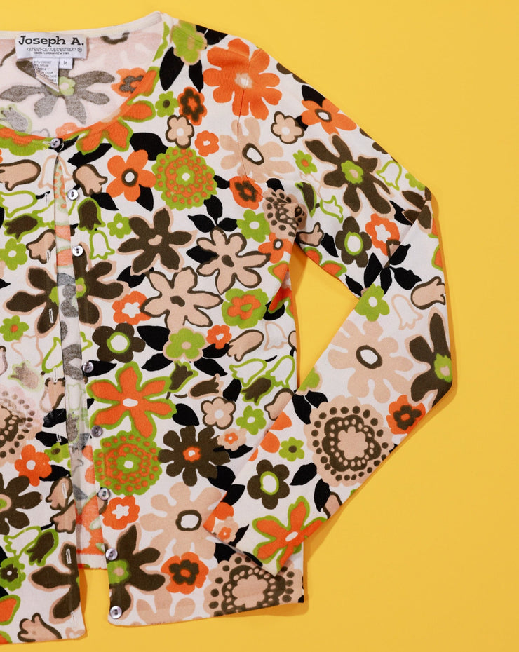 Vintage 70s Joseph A. Floral Button Up