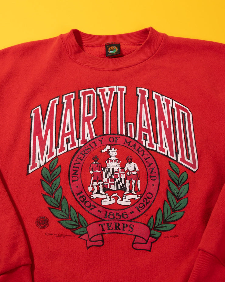 Vintage 1988 University of Maryland Terps Crewneck Sweater