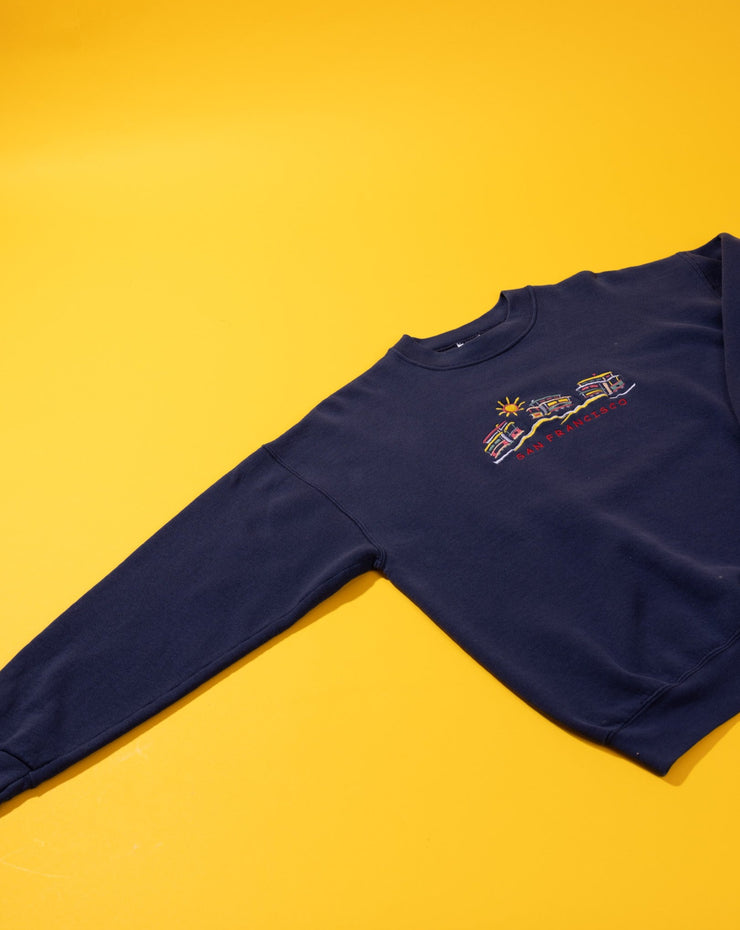 Vintage 90s San Francisco Embroidered Crewneck Sweater