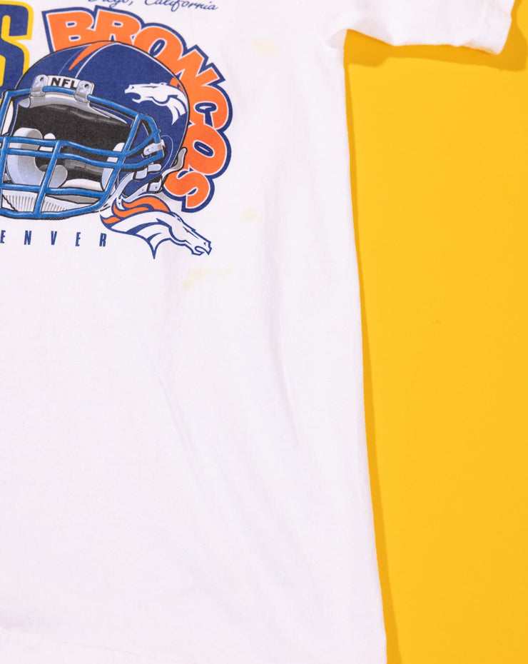 Vintage 1998 Broncos vs Packers Super Bowl XXXII T-shirt