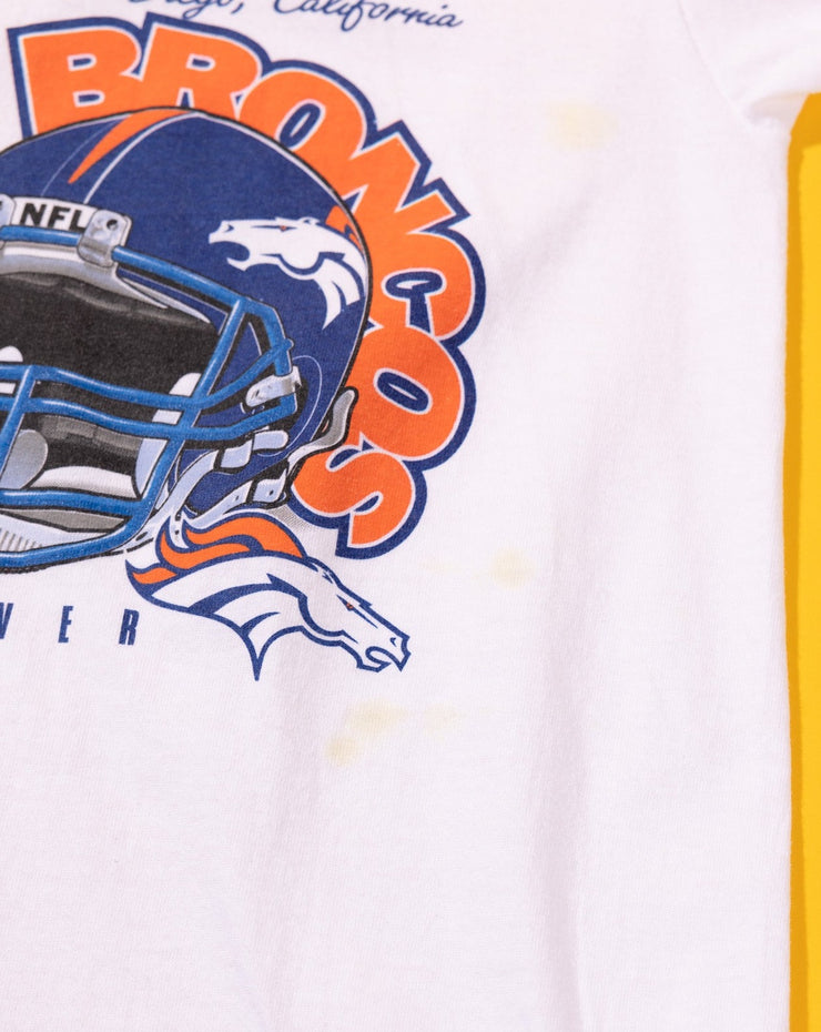 Vintage 1998 Broncos vs Packers Super Bowl XXXII T-shirt
