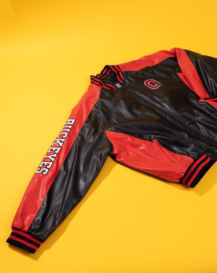 Vintage 90 Ohio State Buckeyes Varsity Jacket