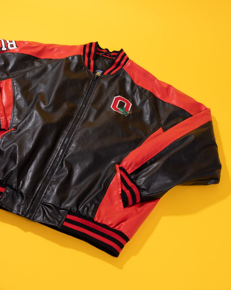 Vintage 90 Ohio State Buckeyes Varsity Jacket