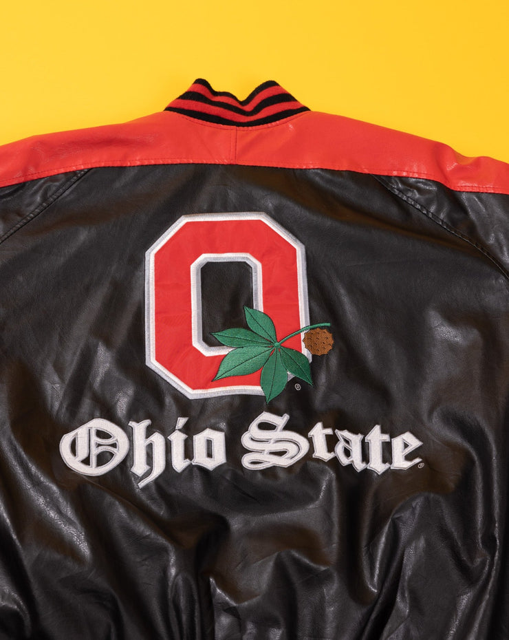 Vintage 90 Ohio State Buckeyes Varsity Jacket
