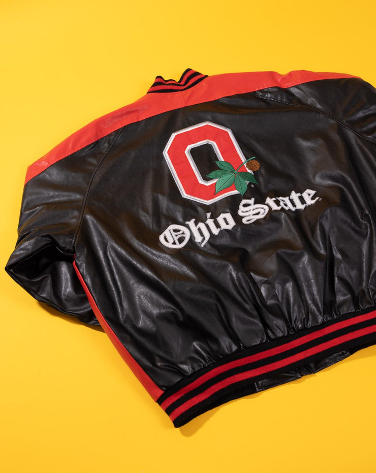 Vintage 90 Ohio State Buckeyes Varsity Jacket