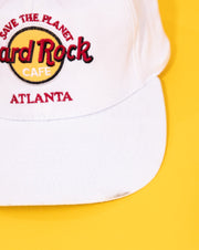 Vintage 90s Save The Planet Hard Rock Cafe Atlanta Snapback Hat