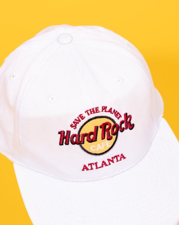 Vintage 90s Save The Planet Hard Rock Cafe Atlanta Snapback Hat