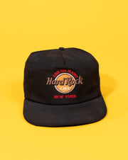 Vintage 90s Save The Planet Hard Rock Cafe New York Strapback Hat