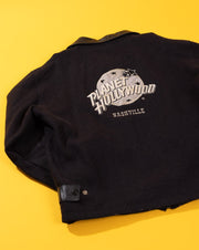 Vintage 1991 Planet Hollywood Nashville Wool/Leather Jacket